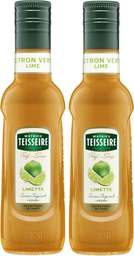 Teisseire Getränke-Sirup Limette 0,25L (2er Pack)