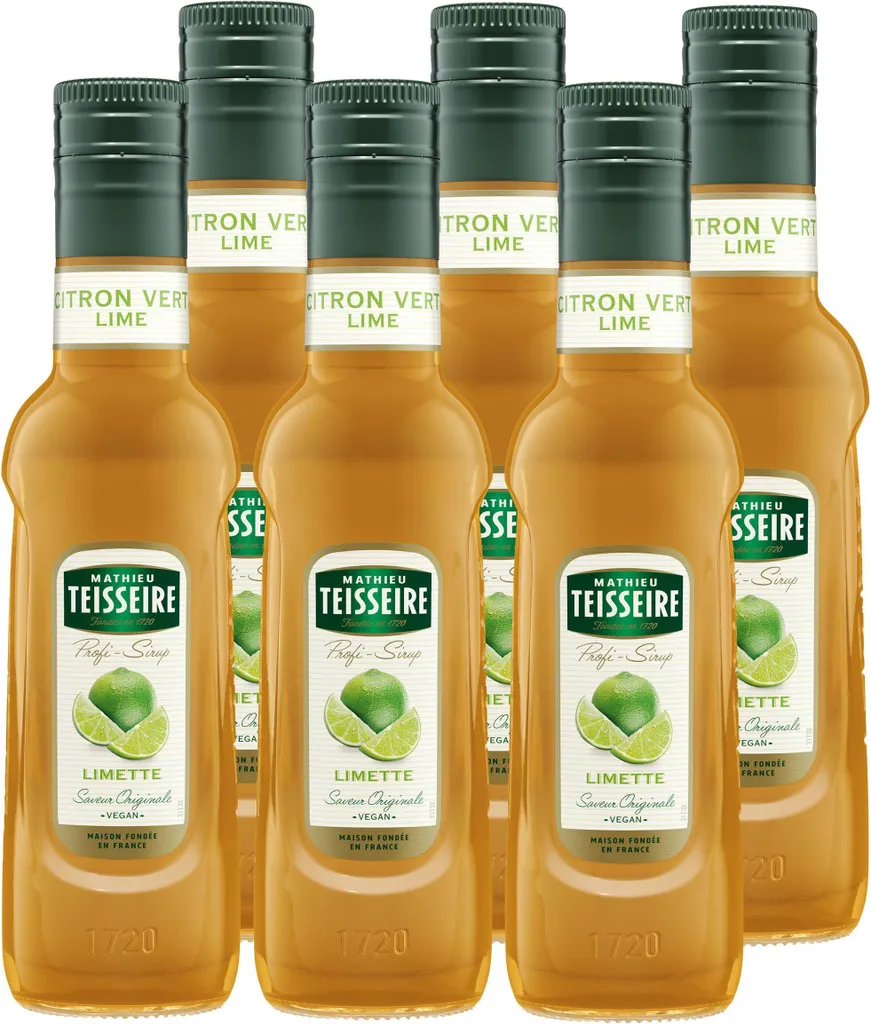 Teisseire Getränke-Sirup Limette 0,25L (6er Pack)