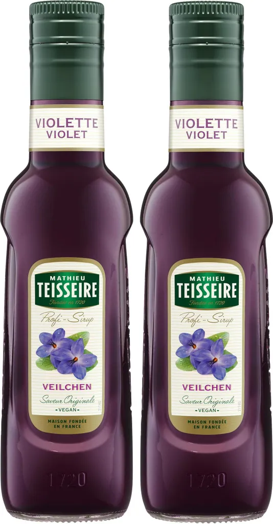 Teisseire Getränke-Sirup Veilchen 0,25L (2er Pack)