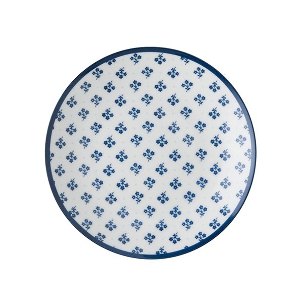 Plate Petit Four Blueprint Petit Fleur by Laura Ashley