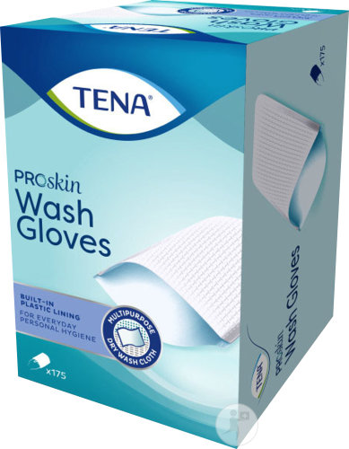 Tena ProSkin Wash Gloves Dry wash gloves 175 pieces