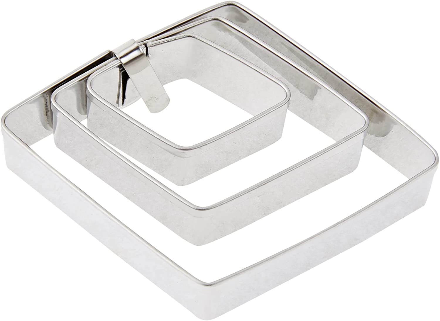 Staedter Terrace Rhombus Smooth Cookie Cutter, Set of 3