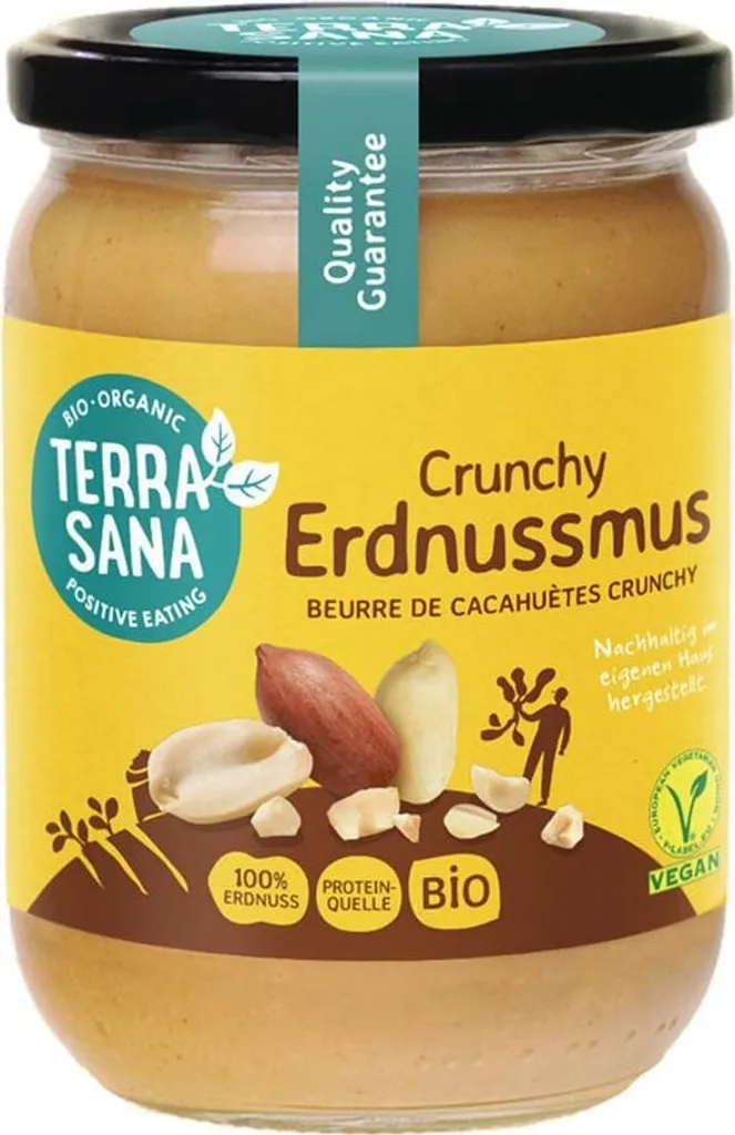 Terrasana - Erdnussmus crunchy - 500g