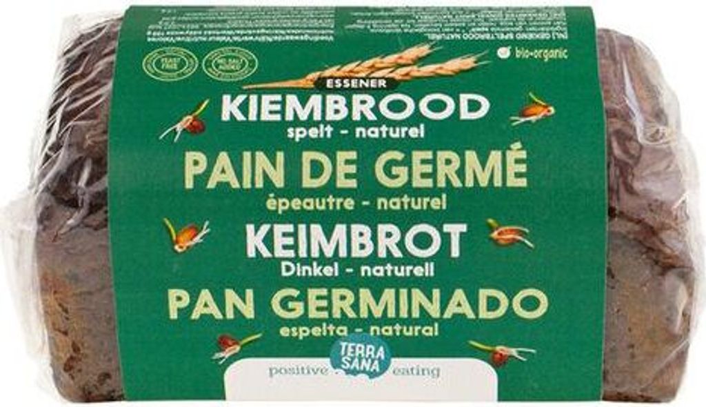 Terrasana Keimbrot Dinkel -- 400g x 8  - 8er Pack VPE