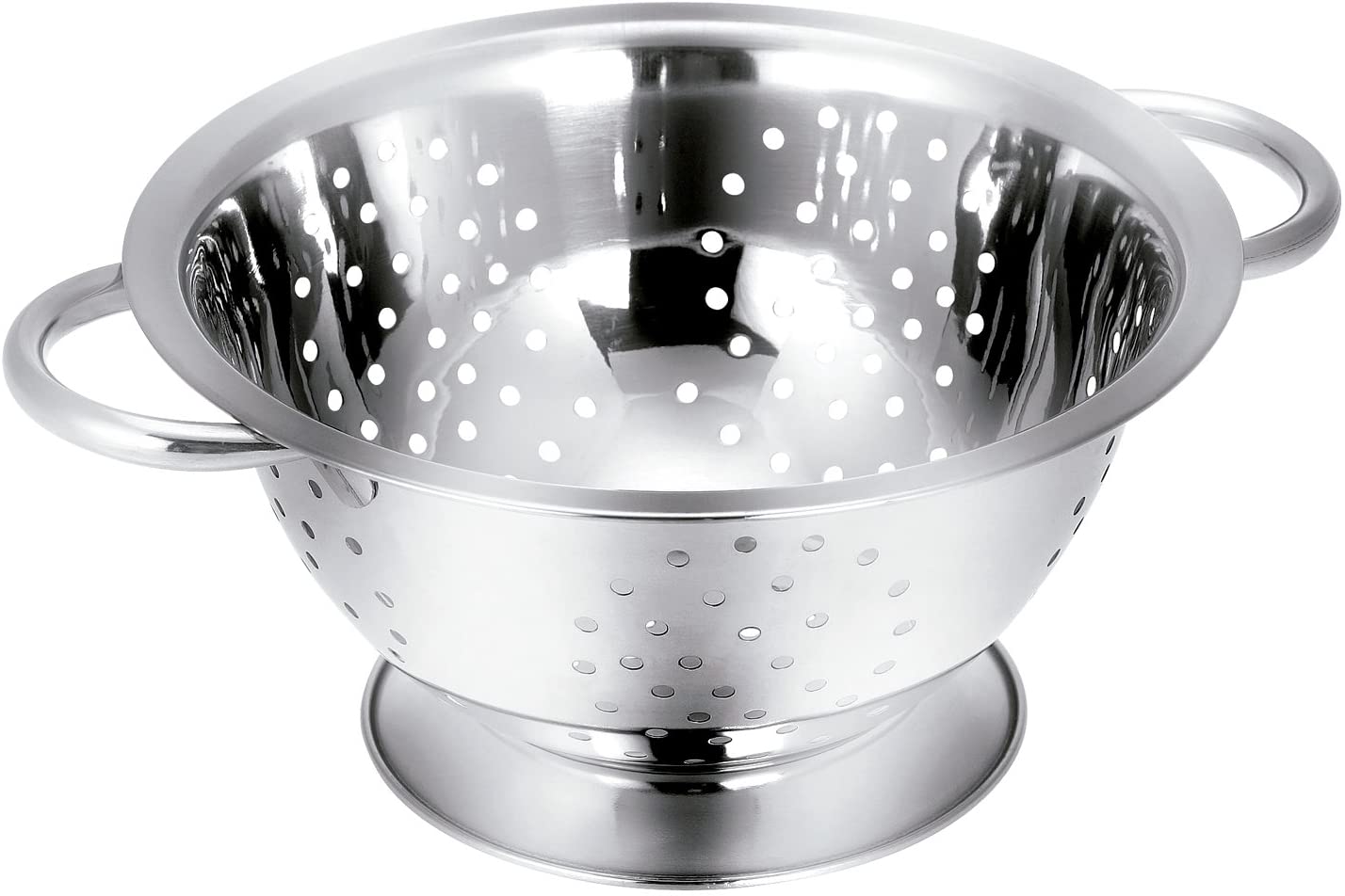 Tescoma 428510 Stainless Steel Footed Colander, Grey