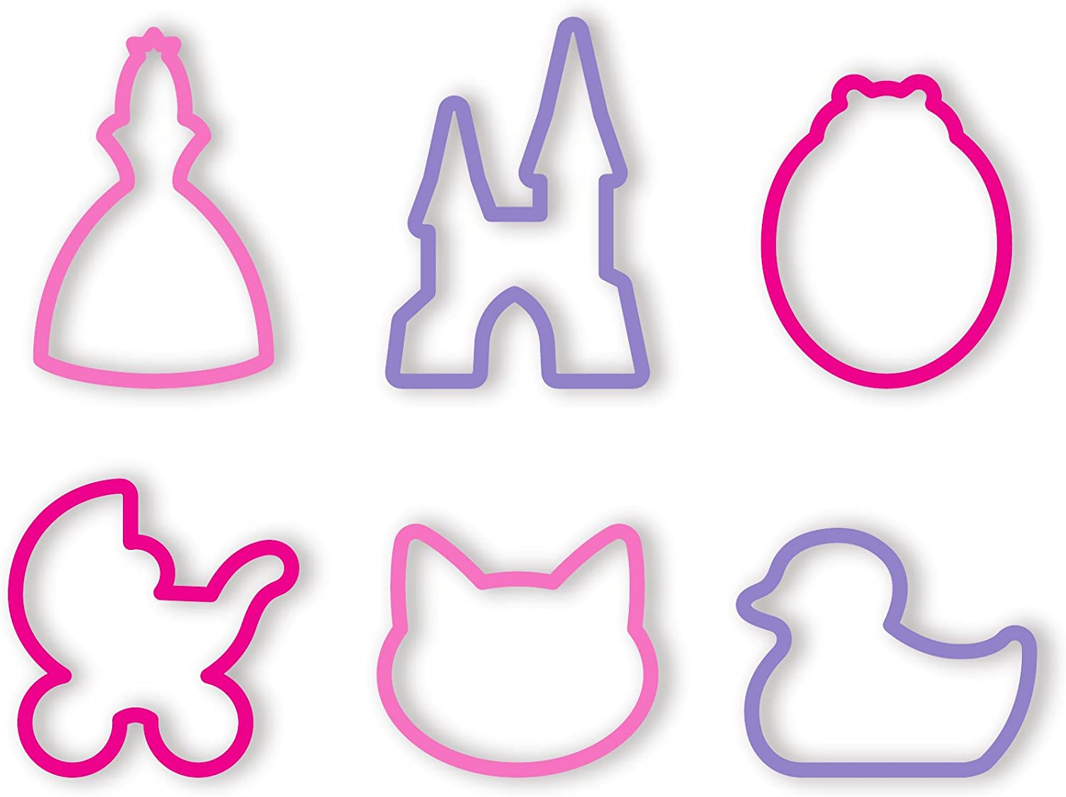 Tescoma 6-Piece Cookie Cutters for Girls Delícia Kids