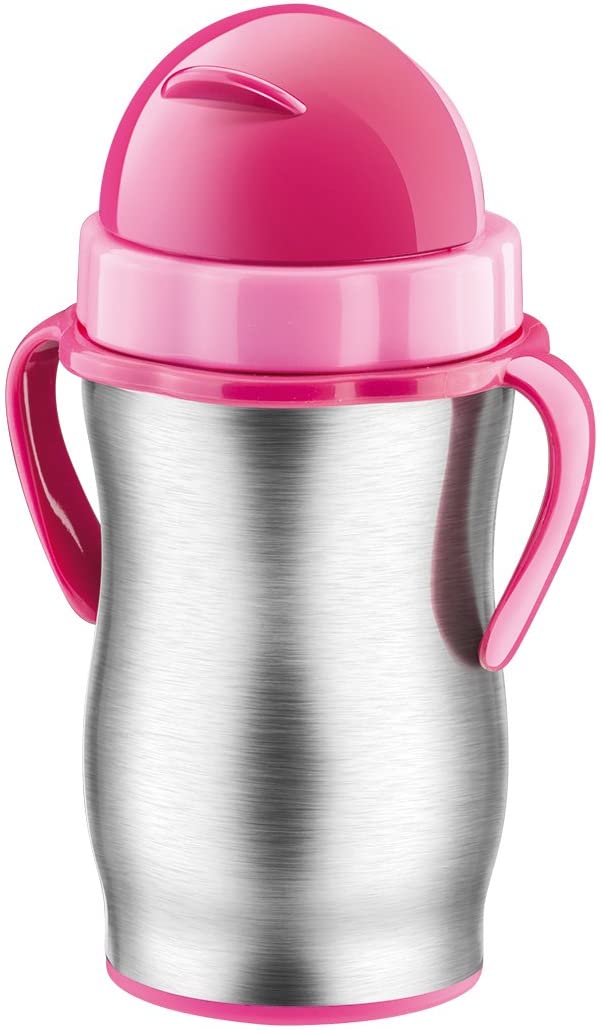 Tescoma Bambini Children\'s Thermos Flask with CAÑITA, Stainless Steel, Multi-Colour, 9.6 x 9.6 x 19.2 cm