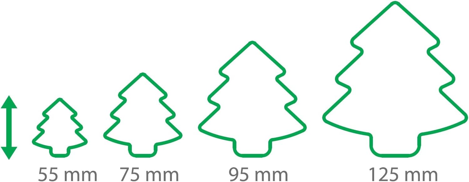 Tescoma Delicia Cookie Cutter 630865 trees on both sides, Size 4