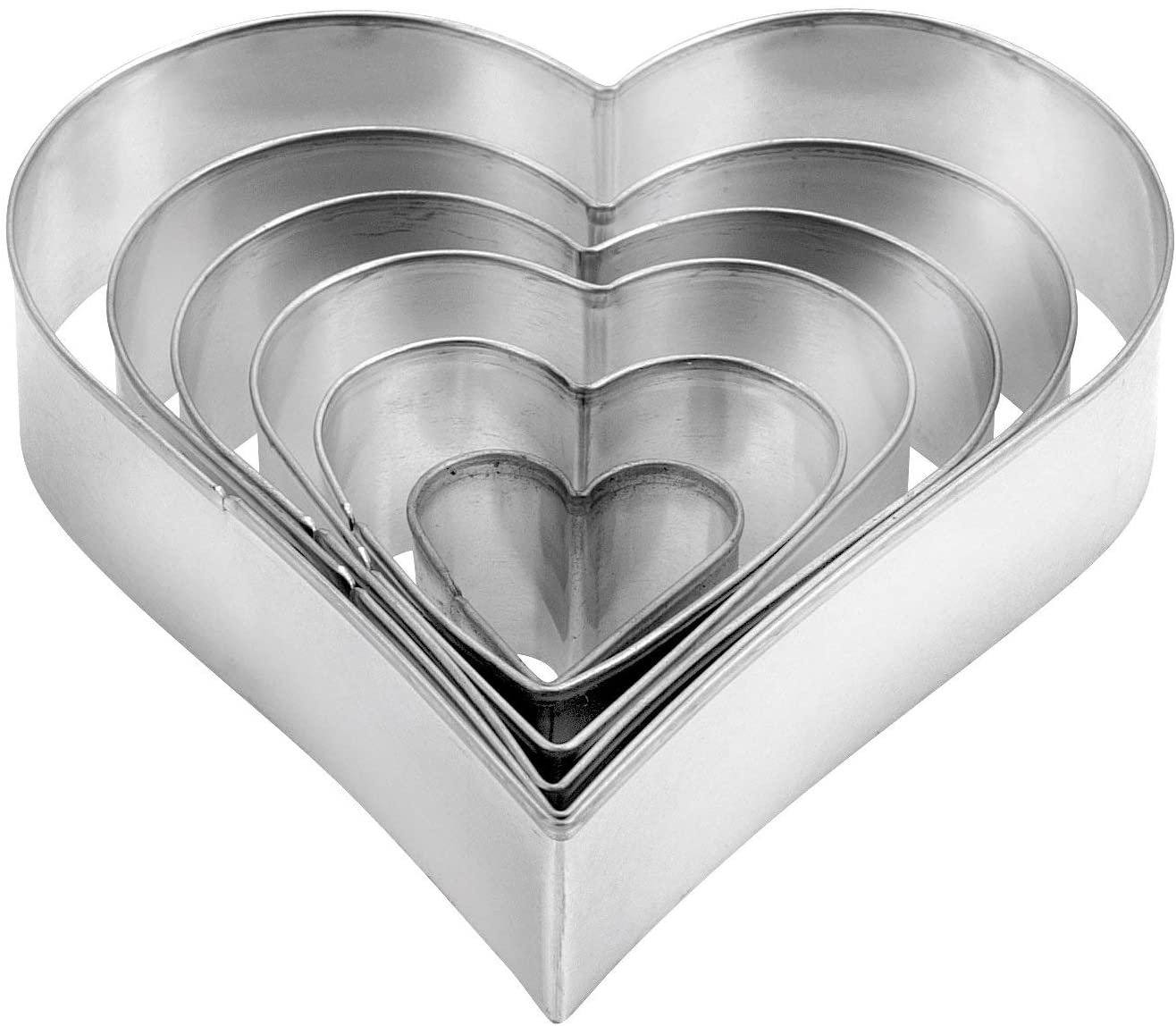 Tescoma Delícia Heart-Shaped 6-Piece Cookie Cutters