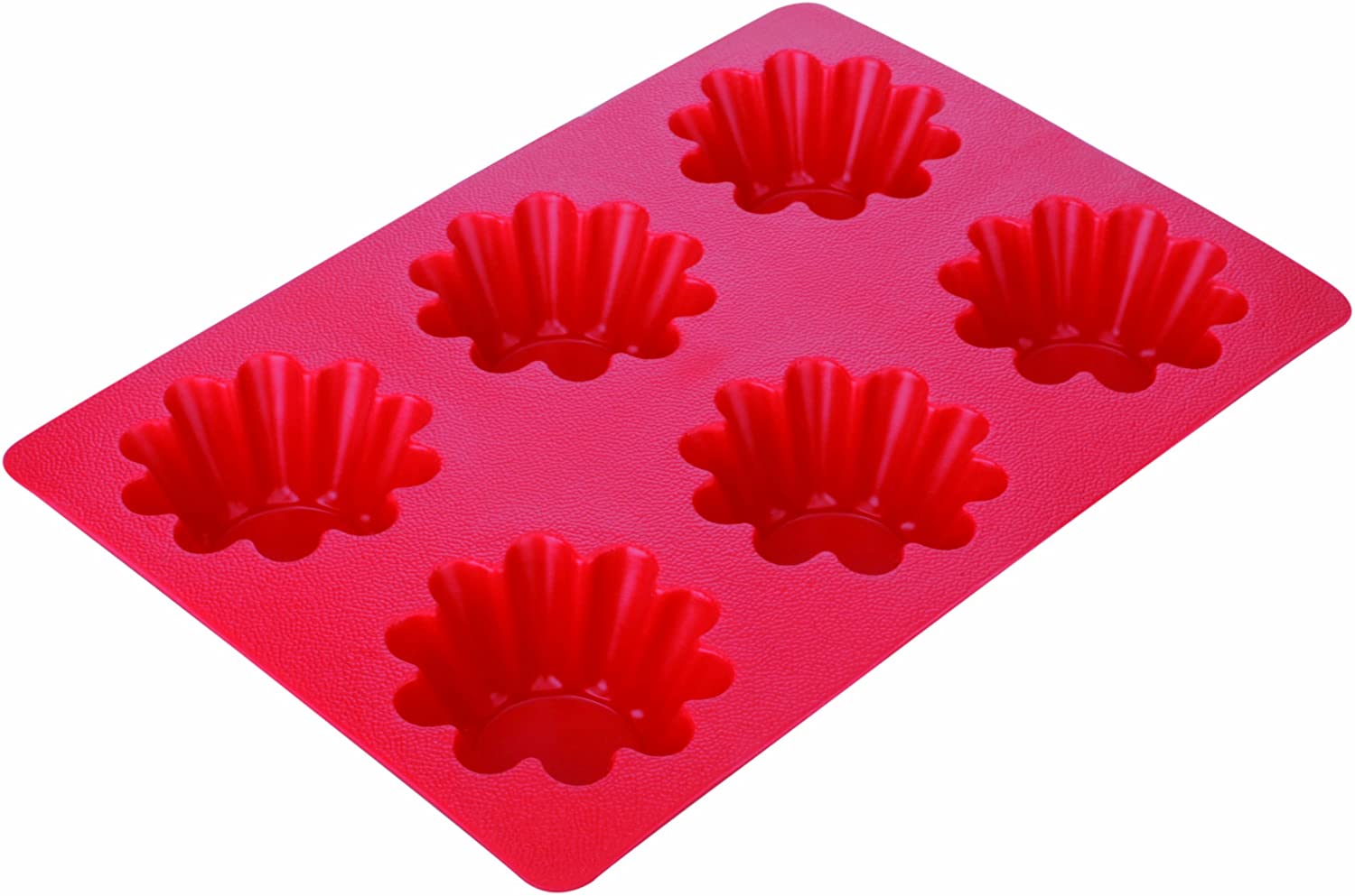 Tescoma Delicia Silicone Baking Pan, 6 Little Flowers