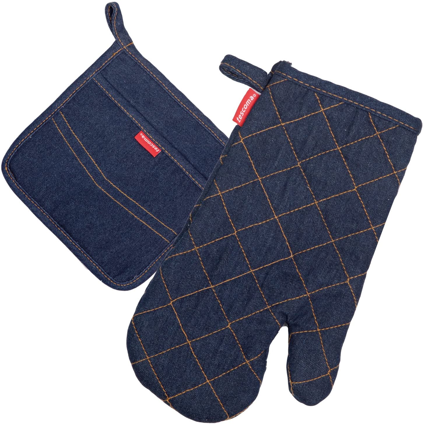\'Tescoma Presto Denim Oven Glove and Heat Mat, for Him, sortiert