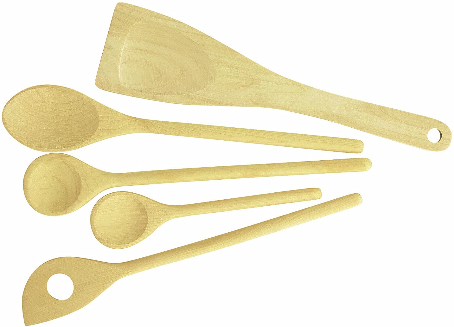 Tescoma Woody Cooking Spoons and Turner, Set of 5