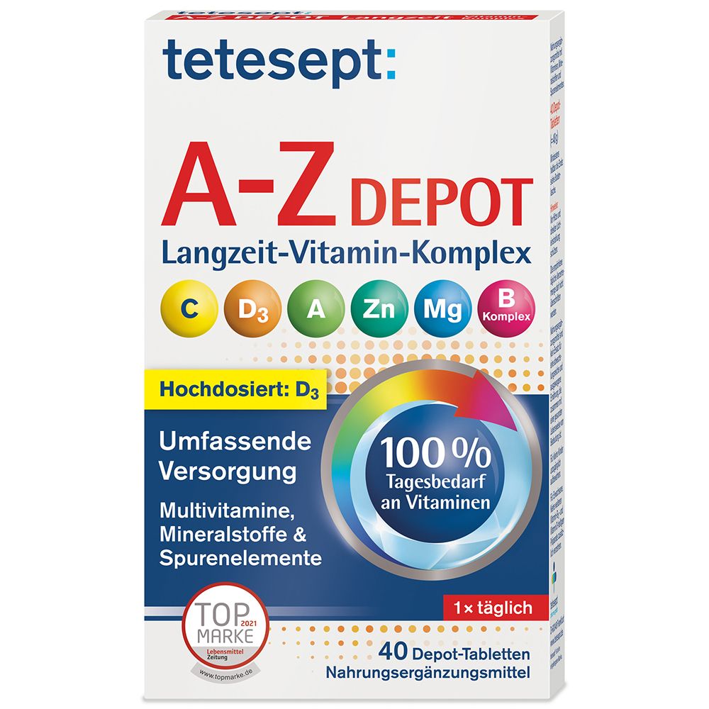 tetesept® A-Z DEPOT long-term vitamin complex