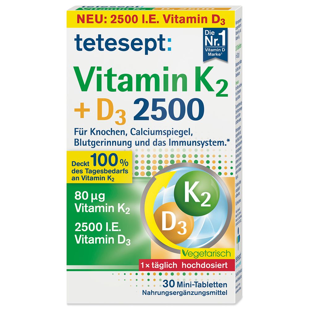 tetesept® Vitamin K2 + D3 2500