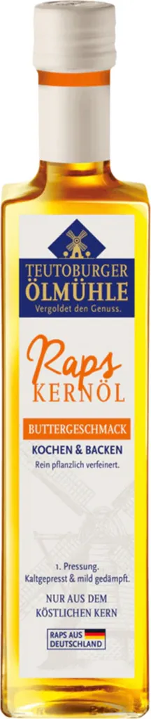 Teutoburg rapeseed oil with butter flavor, purely vegetable, 500ml