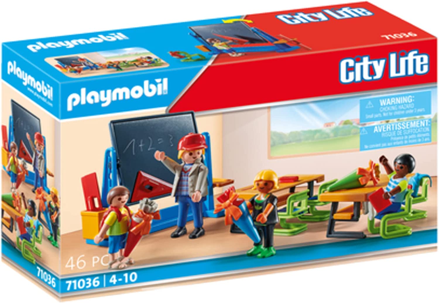 PLAYMOBIL City Life 71036 First Day of School, Recommended from 4 Years