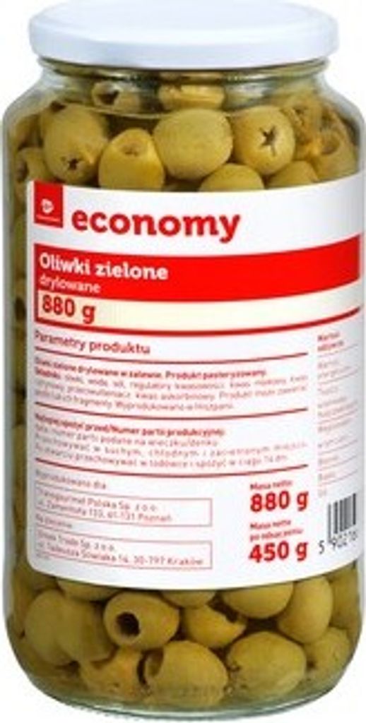 TGE Dried Green Olives 880g