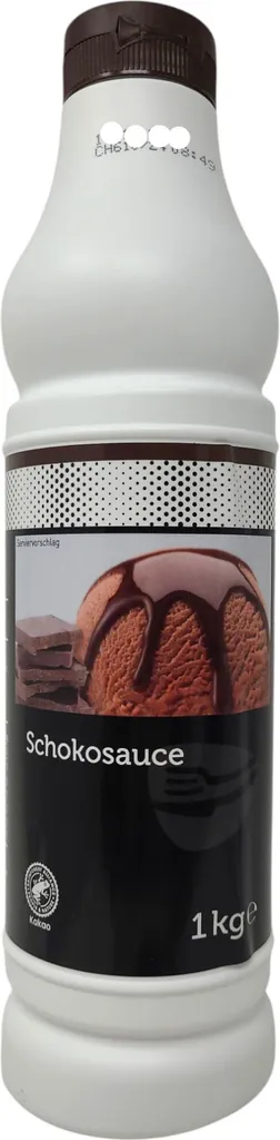TGQ Chocolate Sauce 1kg Squeeze Bottle Ice Cream Dessert Topping Garnish