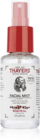 Thayers Mini Rose Petal Facial Mist Toner Toning facial mist spray without alcohol