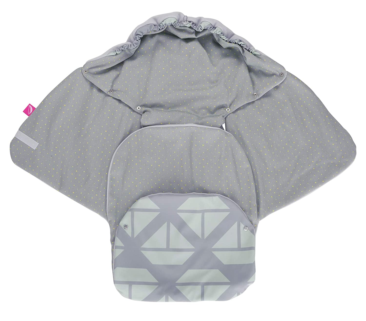 Motherhood Baby Softshell Swaddling Blanket for Baby Car Seats Mint