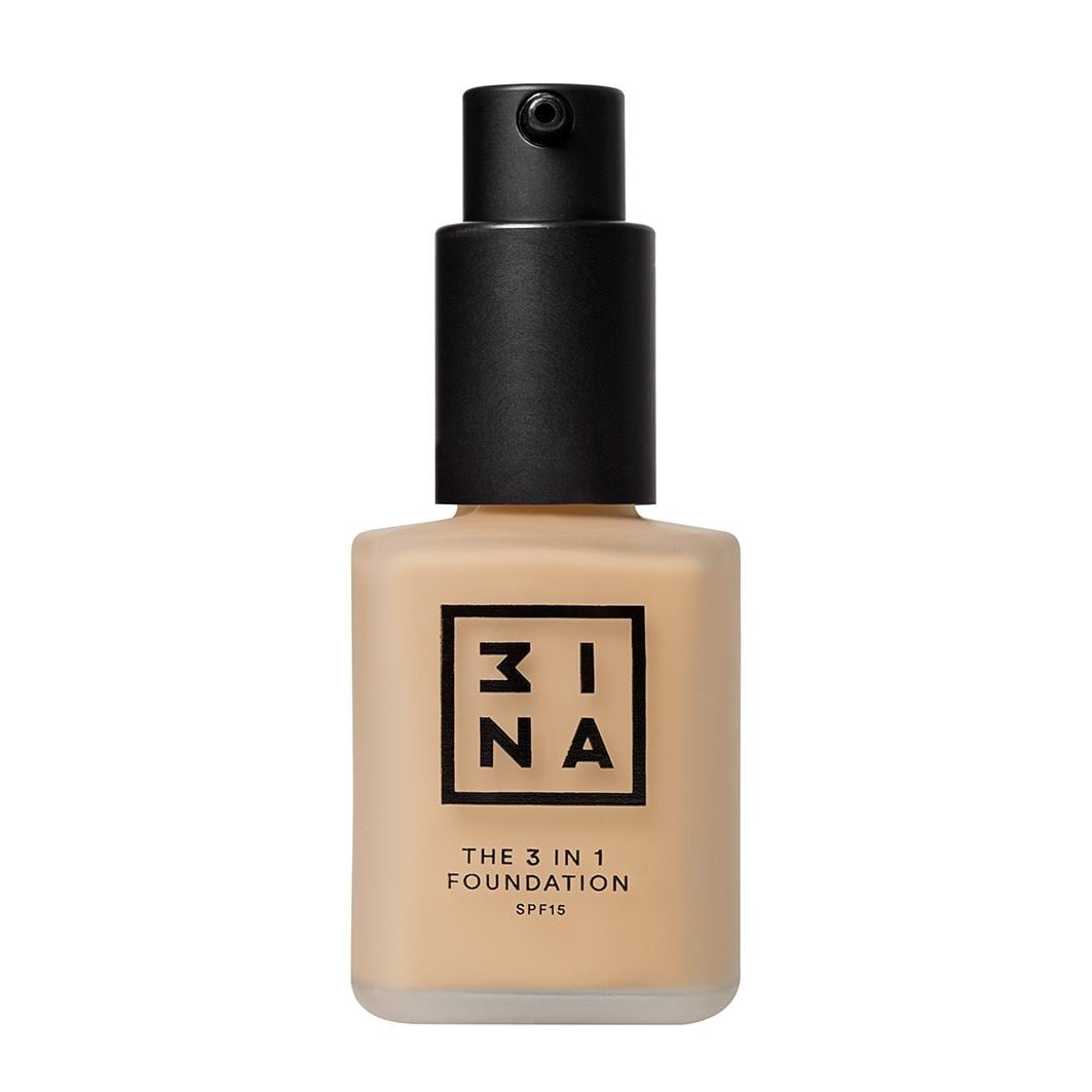 3ina The 3 in 1 Foundation, Nr. 212 - Medium tan