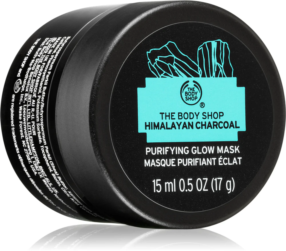 The Body Shop Himalayan Charcoal cleansing and brightening face mask for oily and problem skin