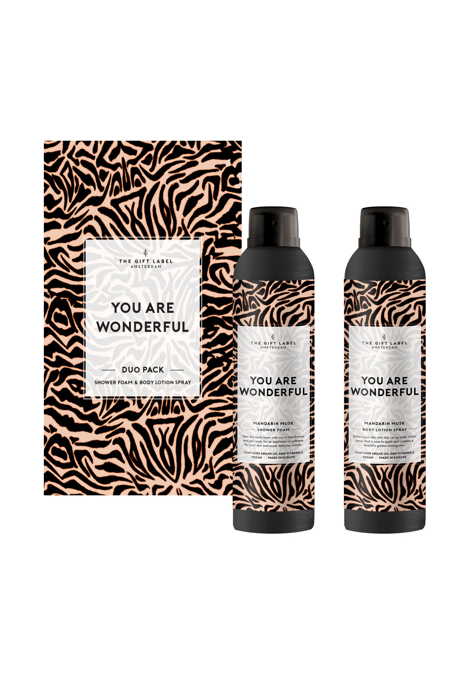 The Gift Label Duo Pack - You Are Wonderful Körperpflege Set