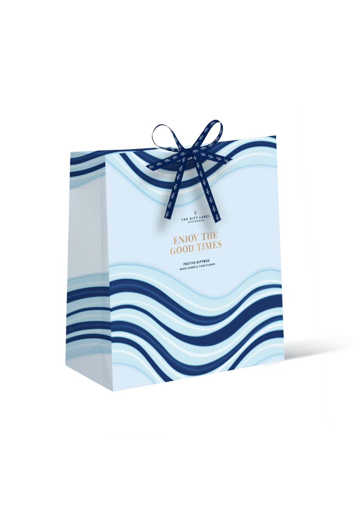 The Gift Label Enjoy The Good Times - Amber & Tiare Flower Körperpflege-Set