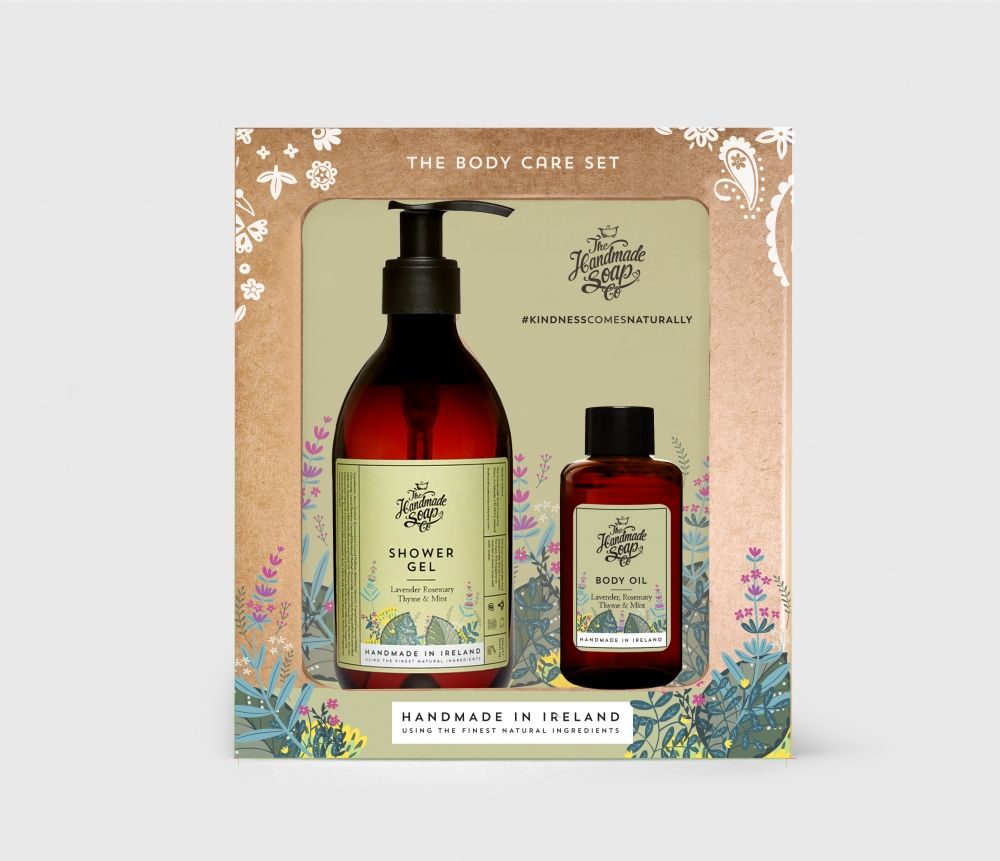 The Handmade Soap Company Body Care Set Lavender, Rosemary and Mint