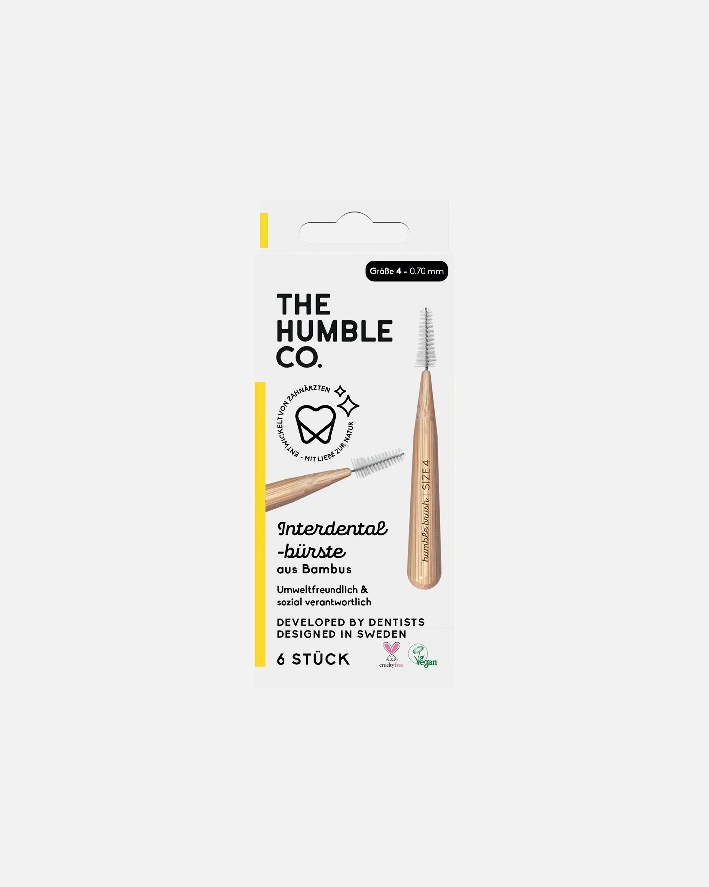 The Humble Co. Toothbrush Interdental Brush - Size 4