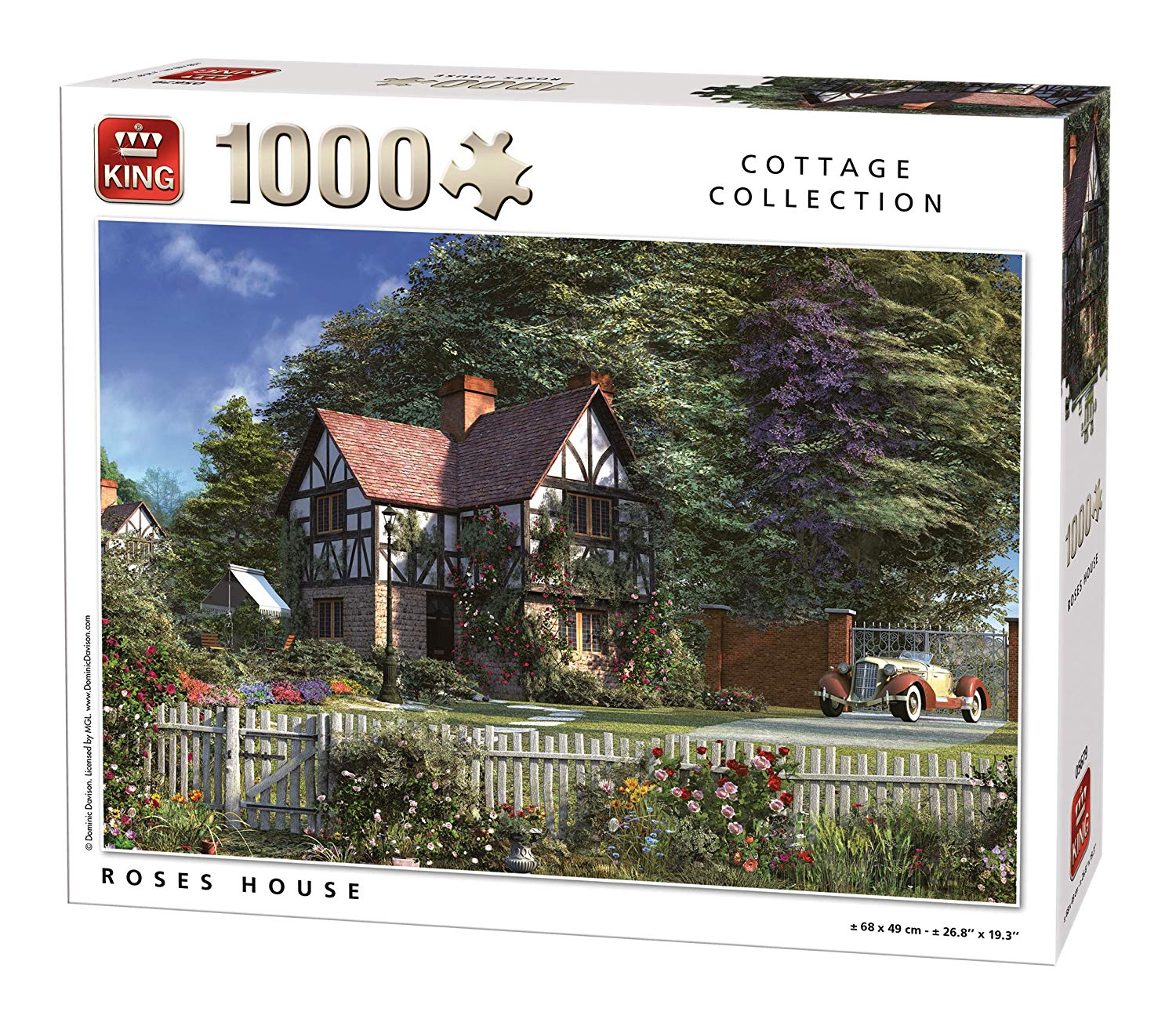 The King – The Rose Of Houses Design, 5679 (1000 Pieces)