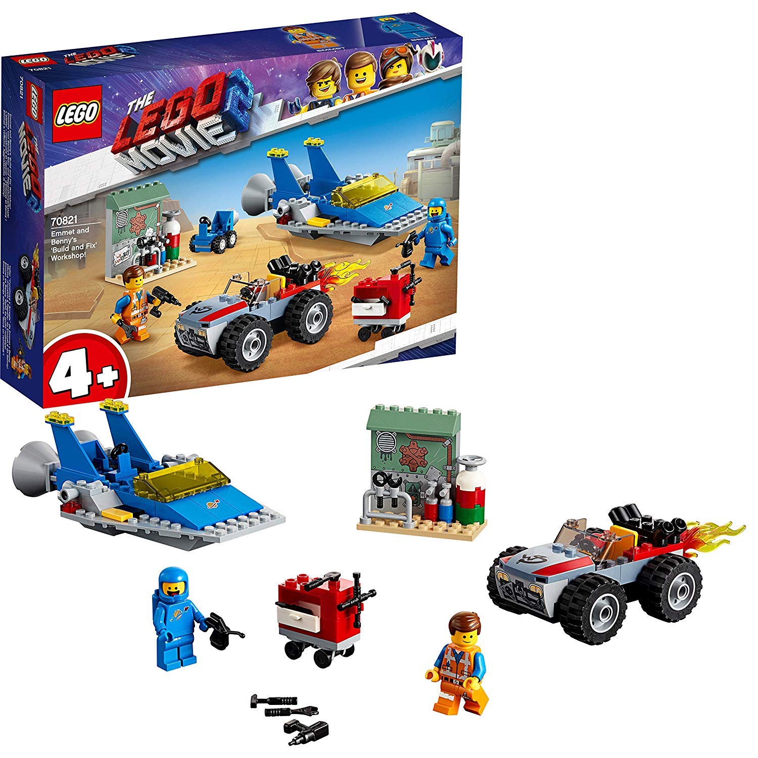 THE LEGO MOVIE 2 70821 Emmets and Benny's building and repair workshop
