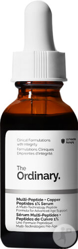 The Ordinary Multi-Peptides + Cooper Peptides 1% Serum pipette bottle 30ml