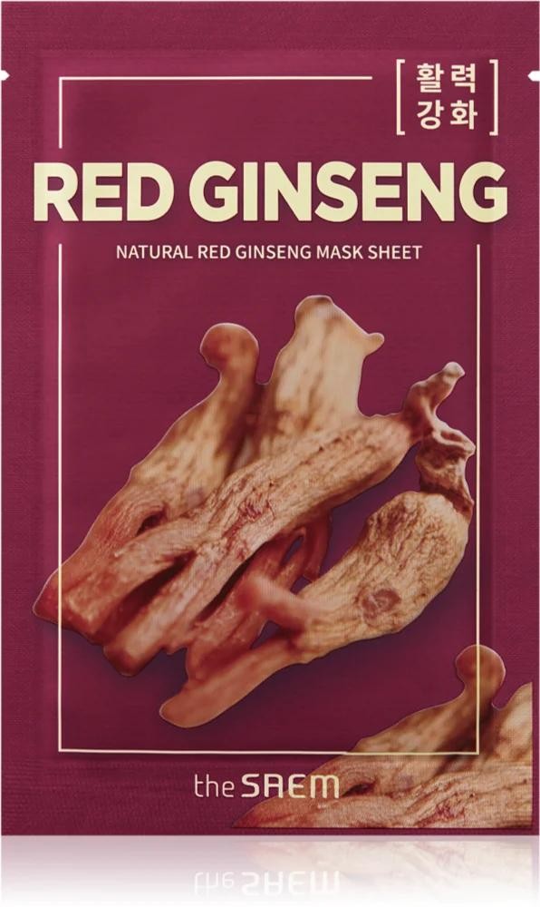 The Saem Natural Mask Sheet Red Ginseng cell layer mask for complete care