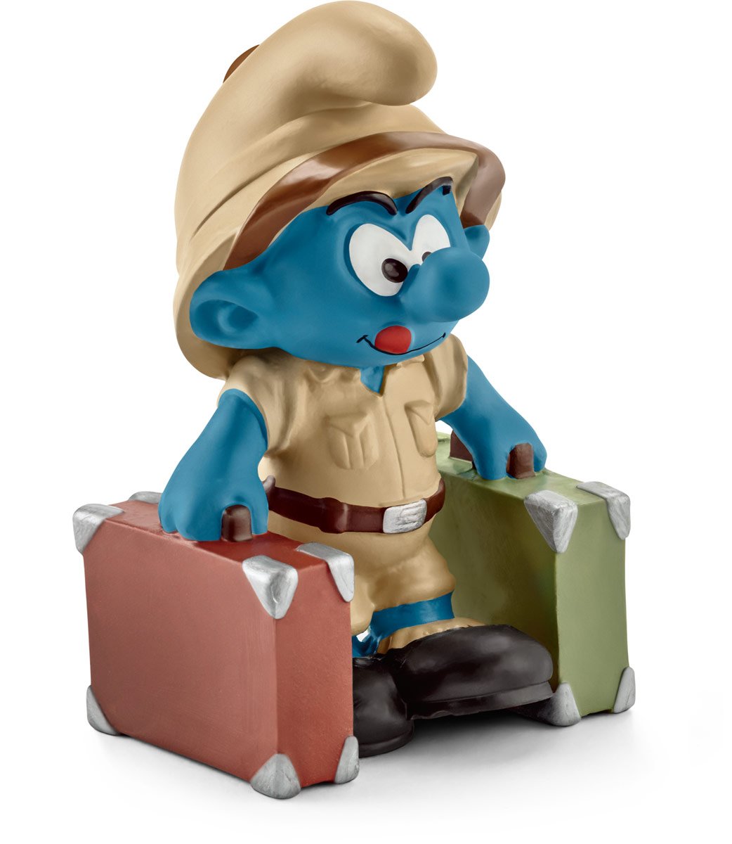 The Smurfs Schleich Explorer Jungle Smurf Toy