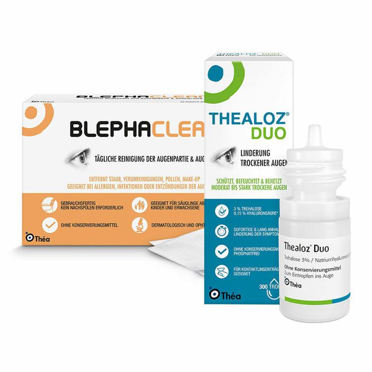 Thealoz® Duo + Blephaclean® compresses