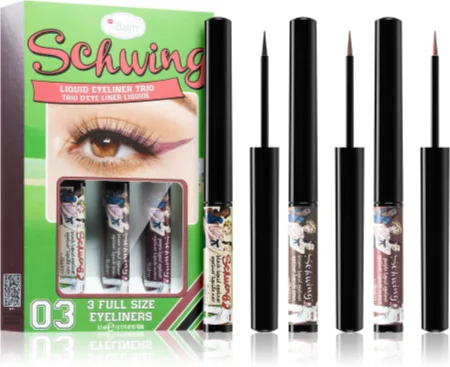 theBalm Schwing® Liquid Eyeliner Trio lasting liquid eyeliner