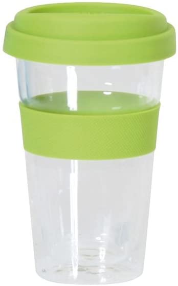 Thermal Double Walled Jar 300 ml Green with Silicone Lids and - Ring
