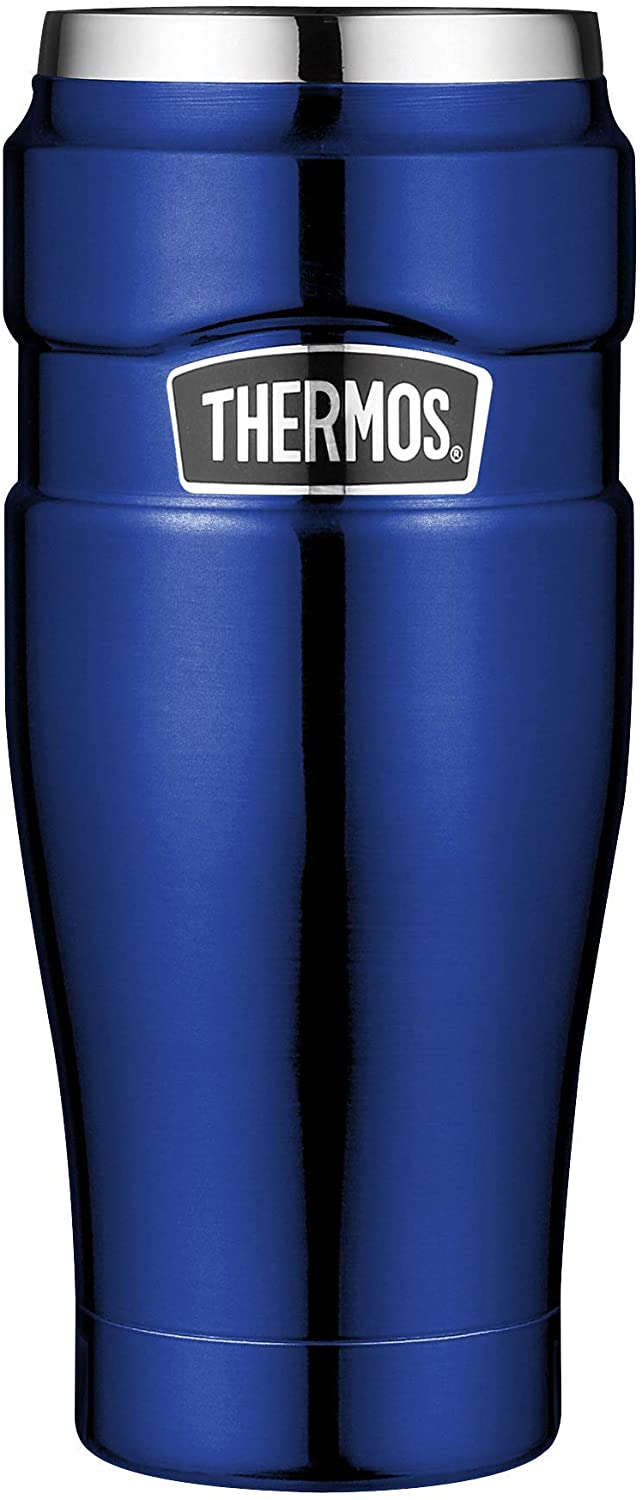 Thermos Coffee-to-Go Thermal Mug Stainless King 0.47-Litre 7 Hours Hot, 18 Hours Cold, BPA-Free