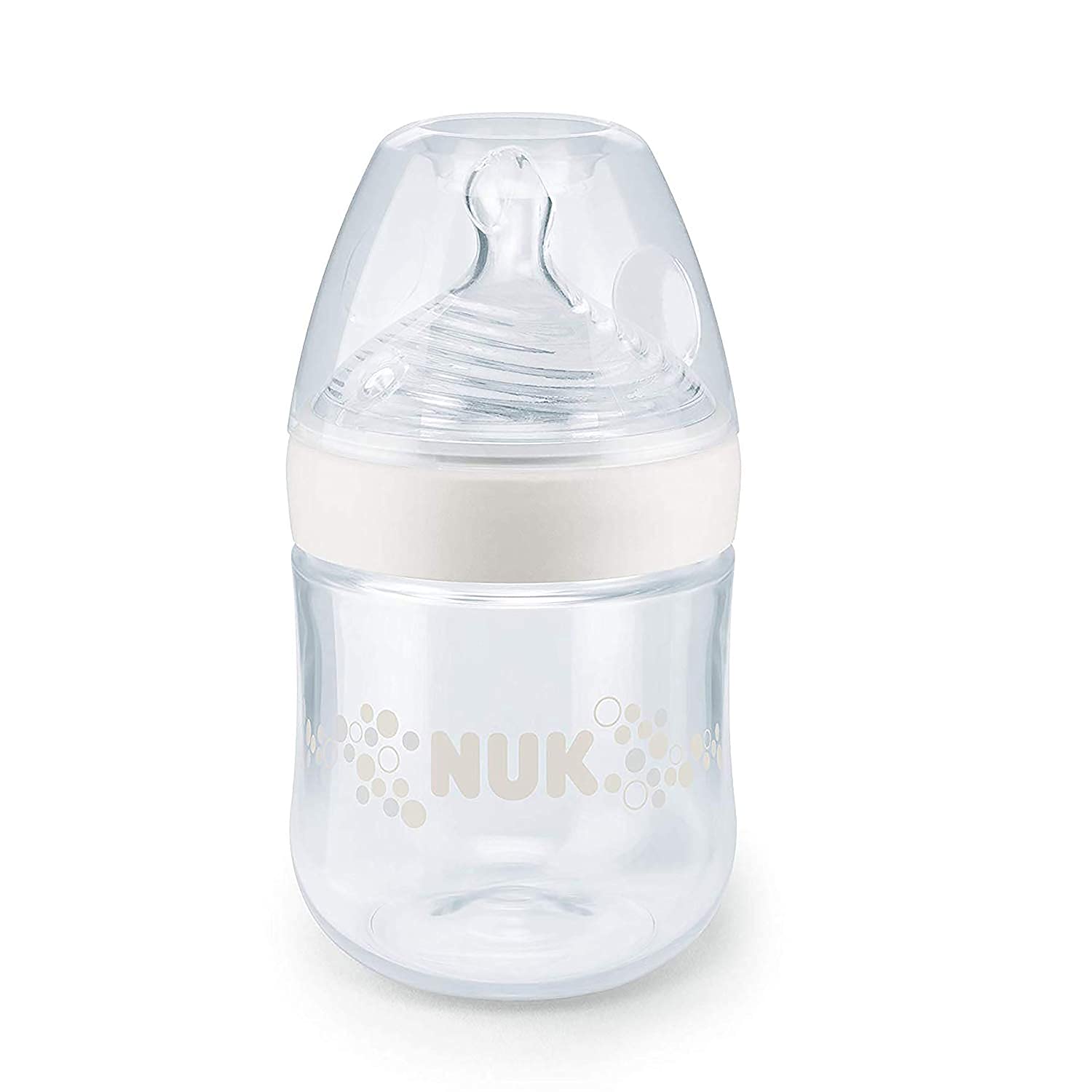 NUK Nature Sense baby bottle 6-18 months silicone teat, BPA-free, 150 ml