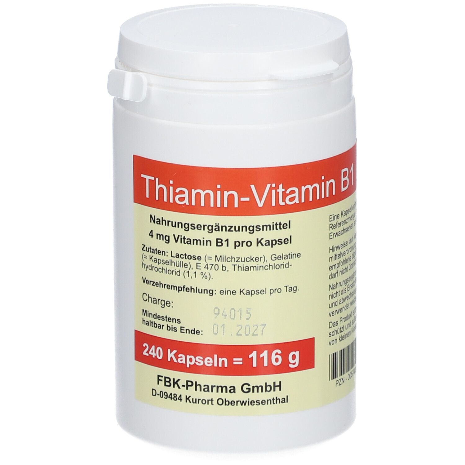 Thiamin vitamin B1