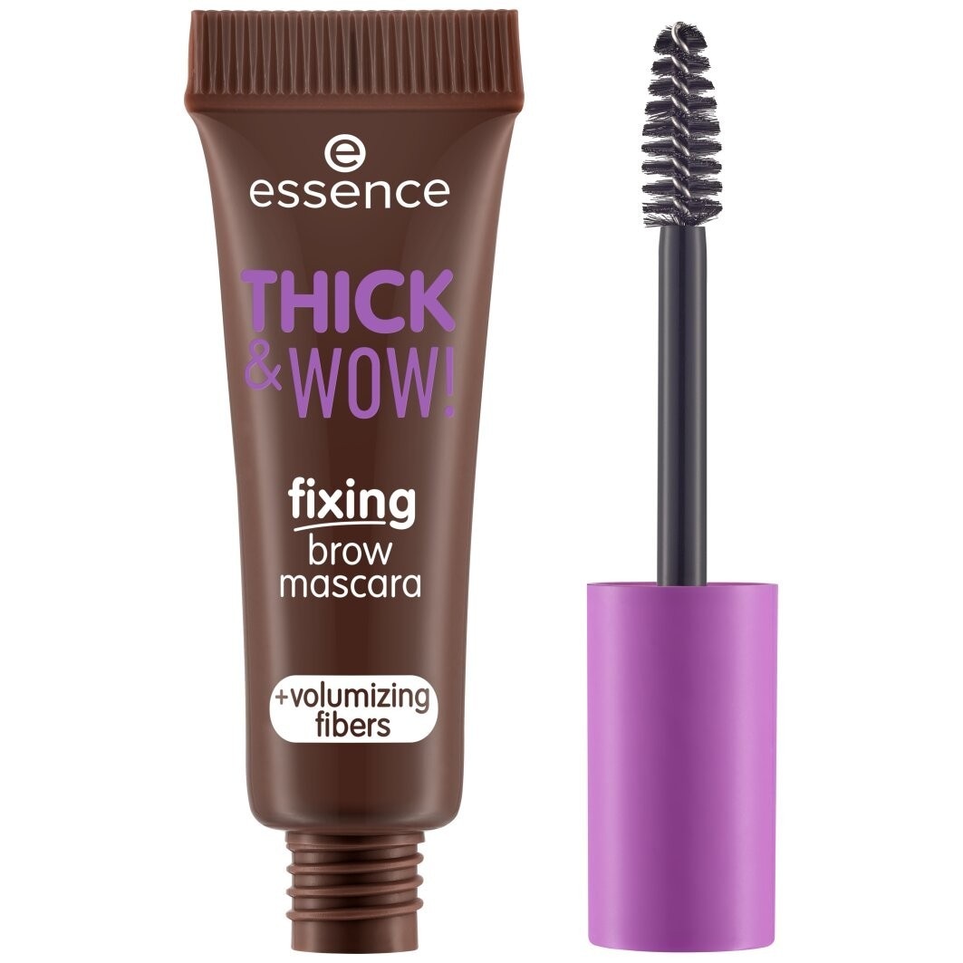 essence THICK & WOW! fixing brow mascara, No. 03 - Brunette Brown