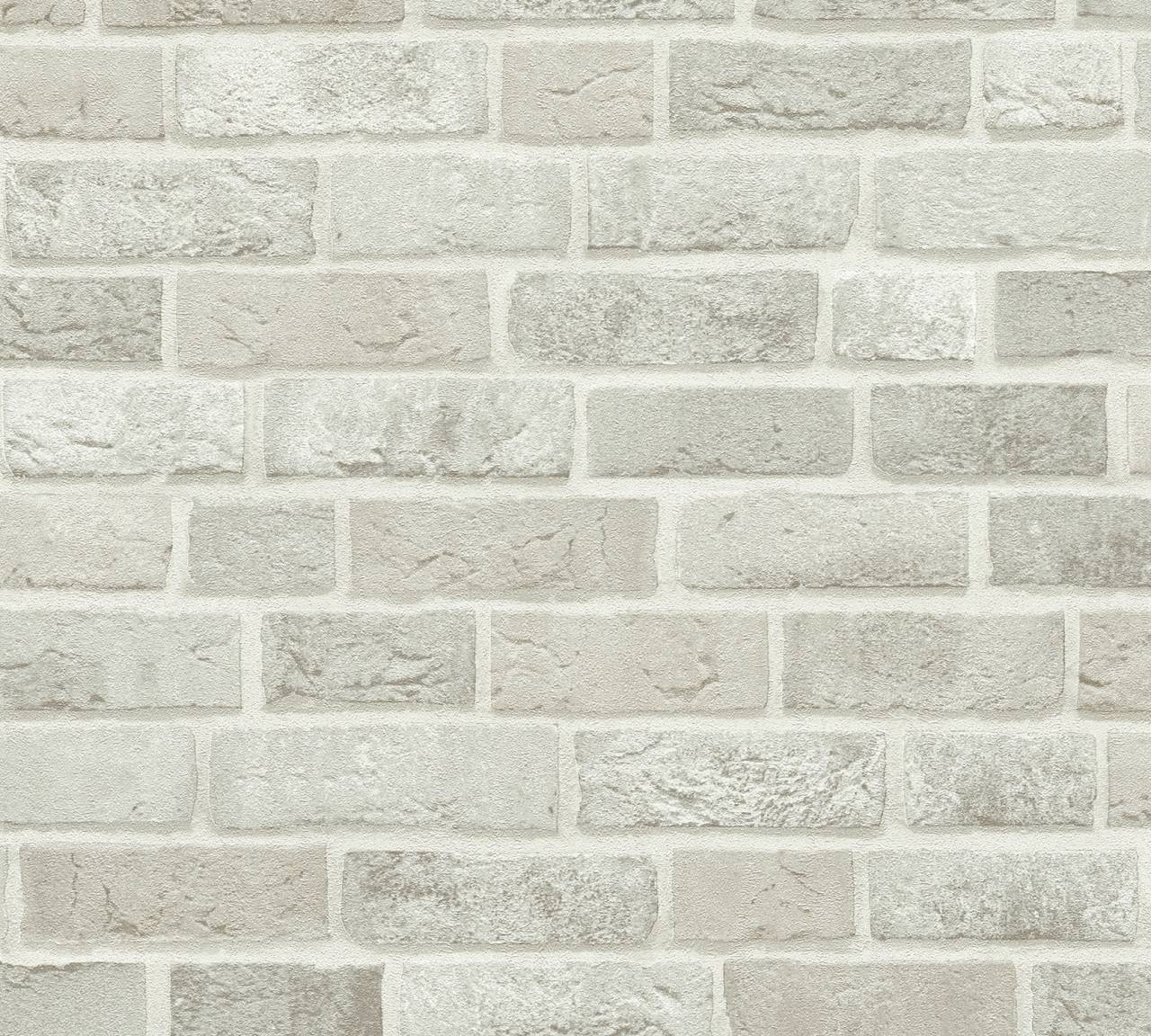 Thomas Non-Woven Wallpaper Brick Grey Tlt023 - 369812