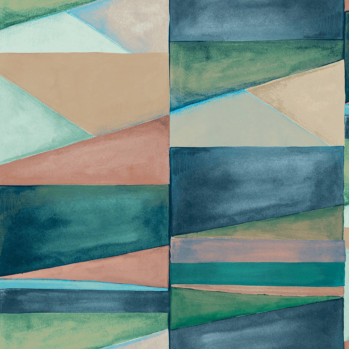 Thomas Non-Woven Wallpaper Soleggiato Sea Green