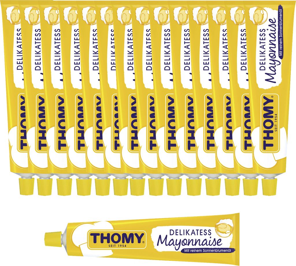 Thomy Delikatess Mayonnaise cremig würzig im Geschmack 100ml 15er Pack