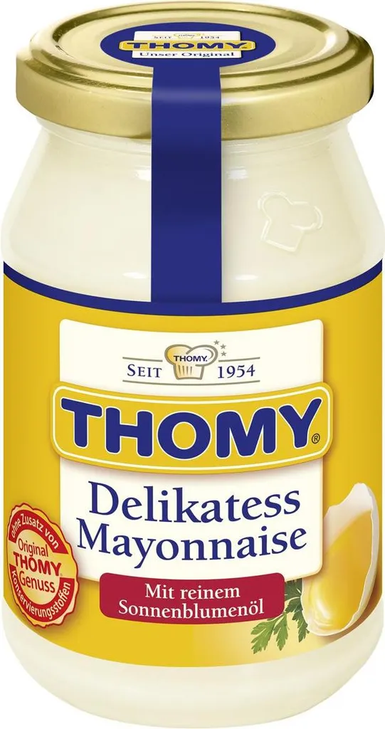 Thomy Delikatess Mayonnaise cremig würzig im Geschmack 250ml
