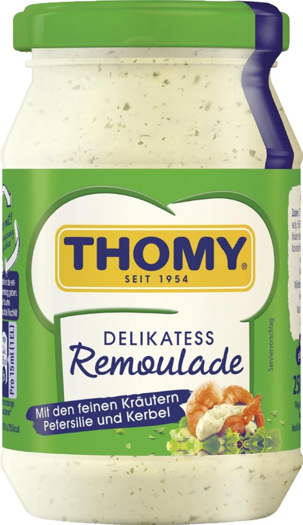 Thomy Delikatess Remoulade cremig gewürzt mit Kräutern 250ml