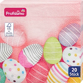 Napkins "Easter colorful" (33x33 cm), 20 pcs