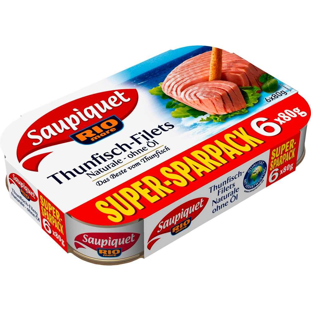Tuna fillets, plain