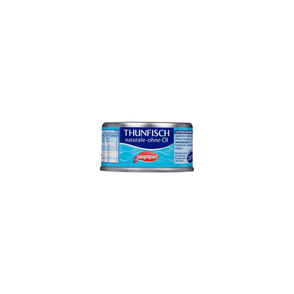 Tuna fillets, natural without oil